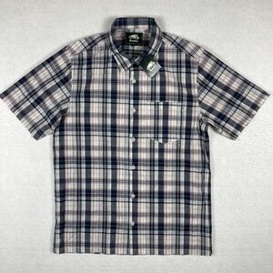 Roots Shirt Mens‎ Small Blue Outdoors Vacation Casual Hiking Camping Travel Work